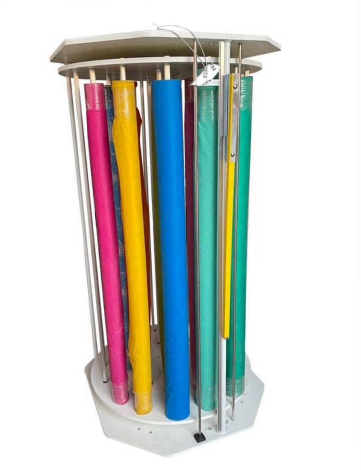 Expositor Giratório para 16 rolos com corte T806